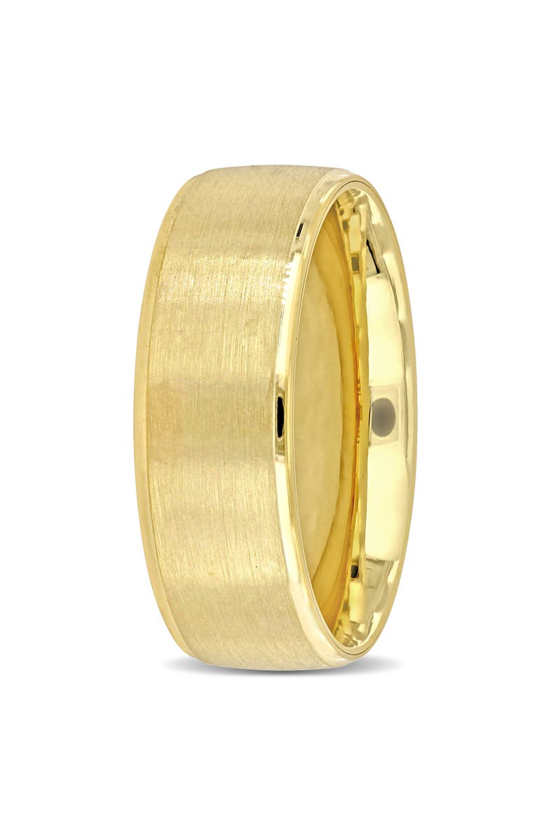 Julianna B. Men's 8mm Brushed Finish Wedding Band 14k, Alternate, color, 