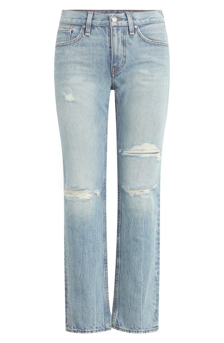 Hudson Jeans Jocelyn Ripped Low Rise Loose Straight Leg Jeans, Alternate, color, 