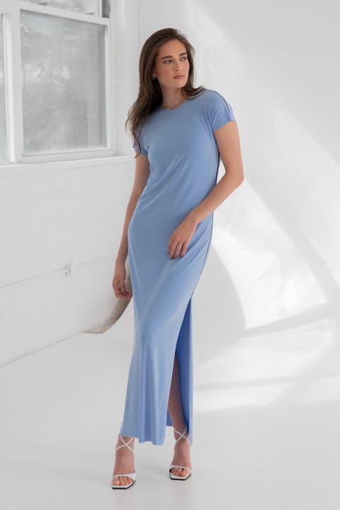 The Cupro Infinity Tee Maxi Dress