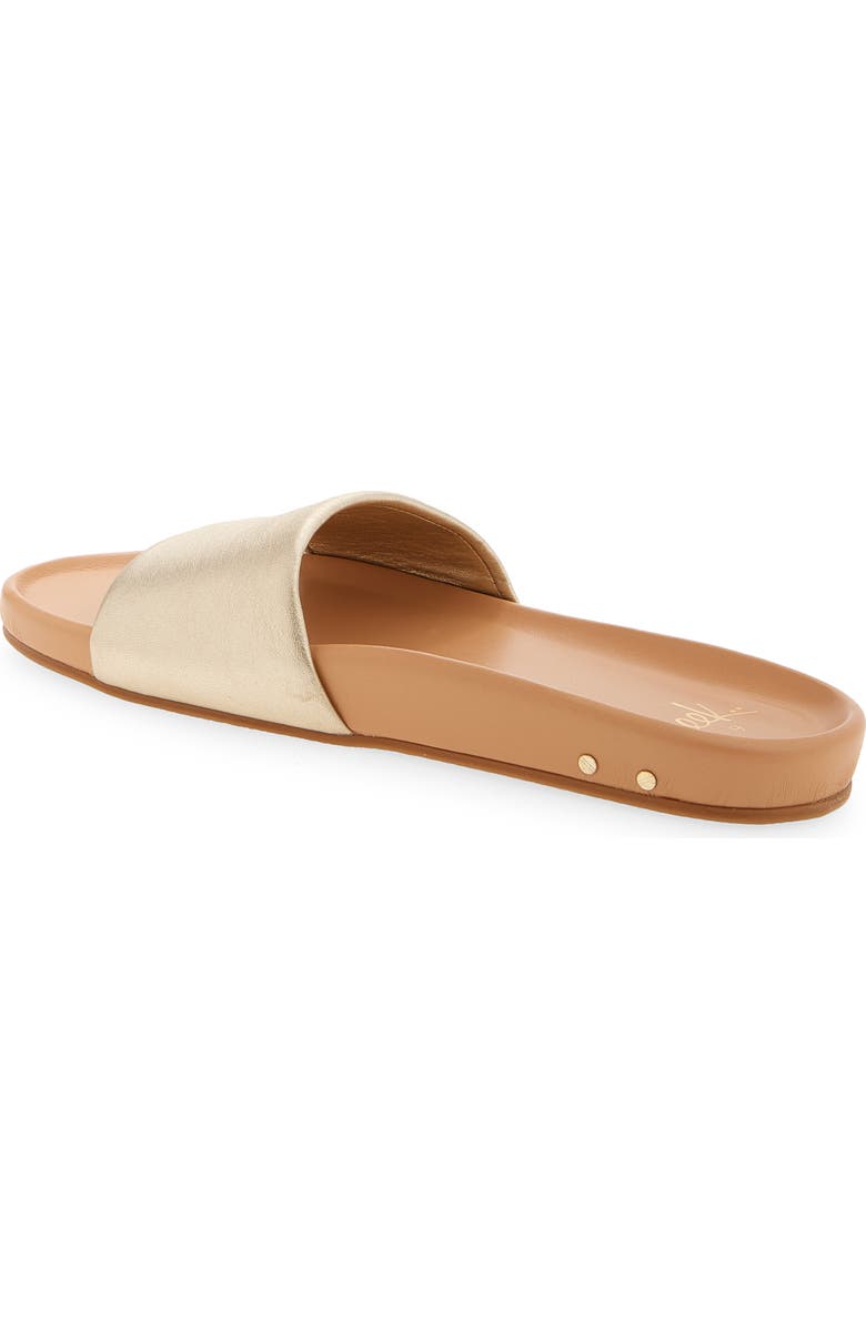 Beek Gallito Slide Sandal, Alternate, color, Platinum/ Beach