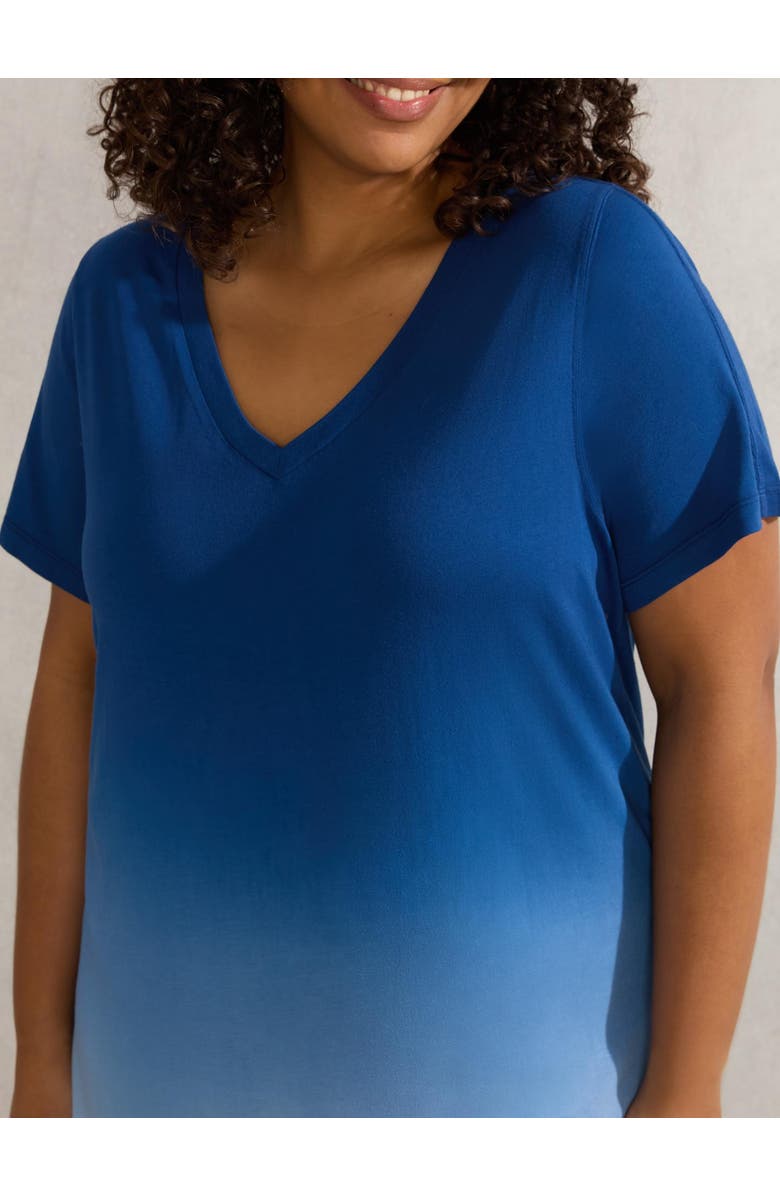 Live Unlimited Ombre T-shirt Dress, Alternate, color, Blue
