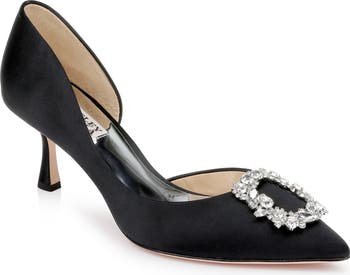 Badgley Mischka Collection Fabia Embellished Pointed Toe