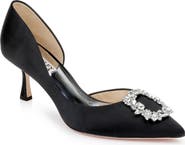 Badgley Mischka Collection Fabia Embellished Pointed Toe Pump