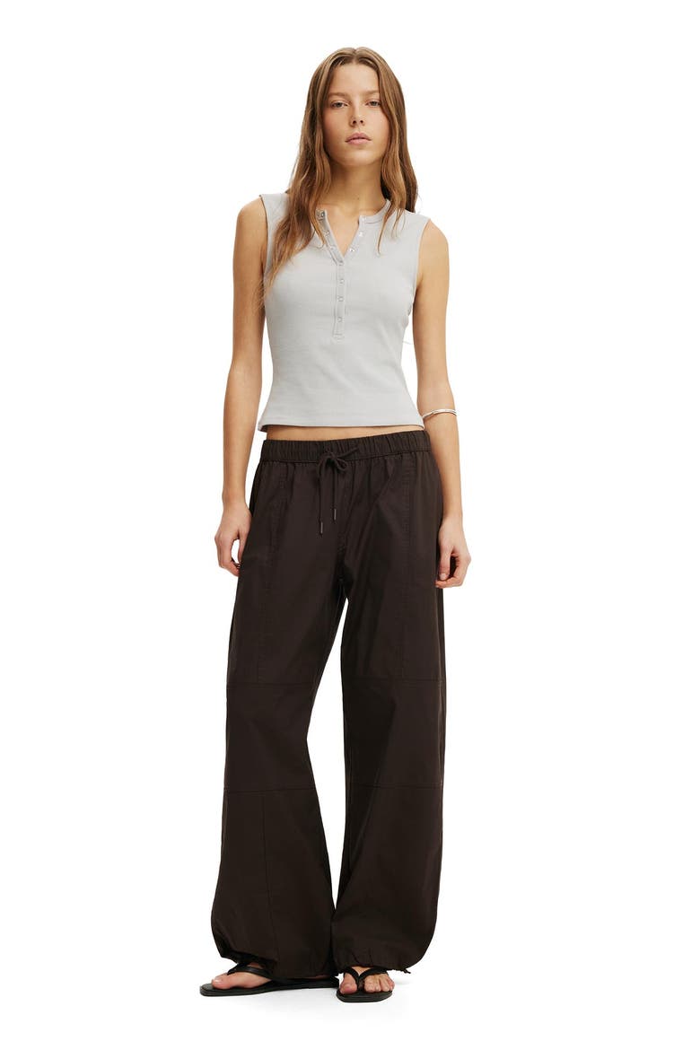 Women's Blake Rib Henley Tank, Alternate, color, Marble Mist