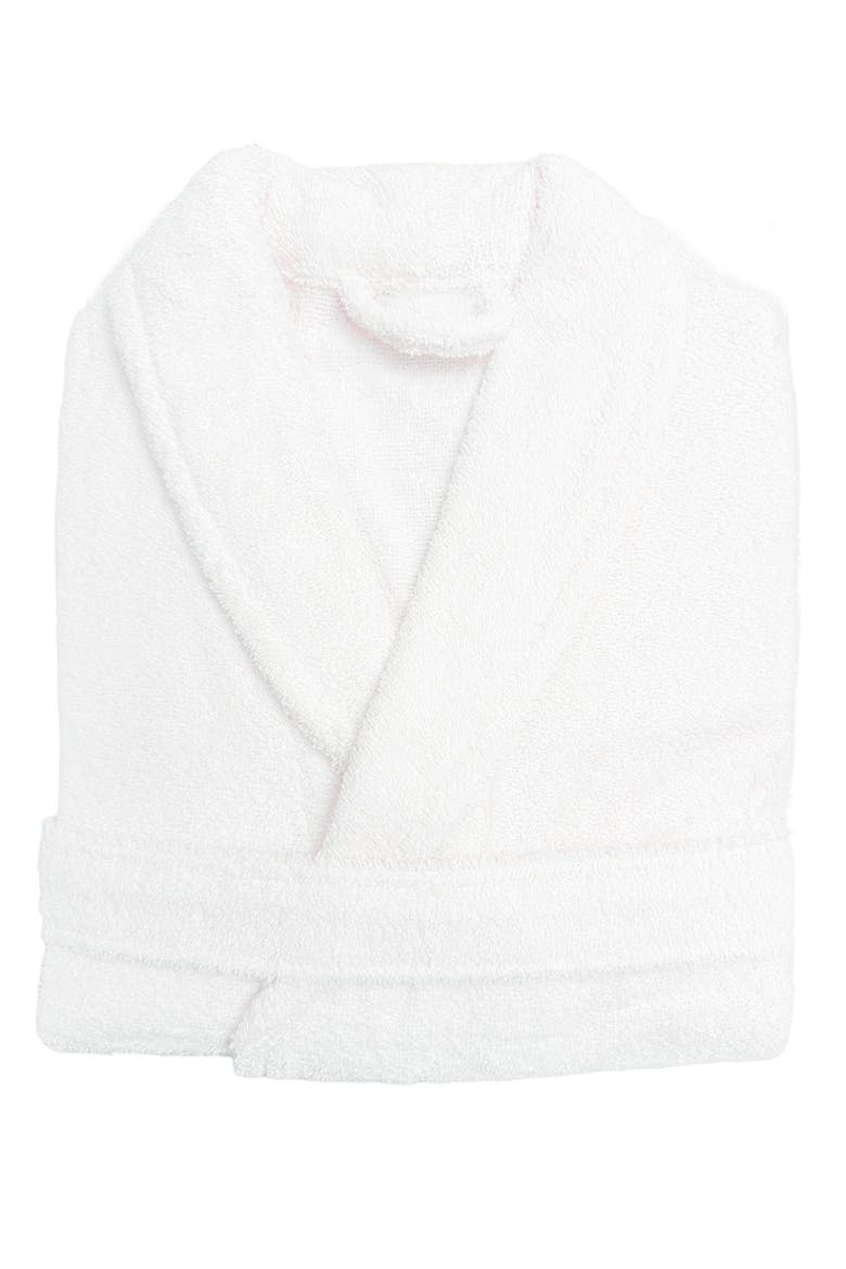 Home Spa Cotton Terry Robe, Alternate, color, Calming Green