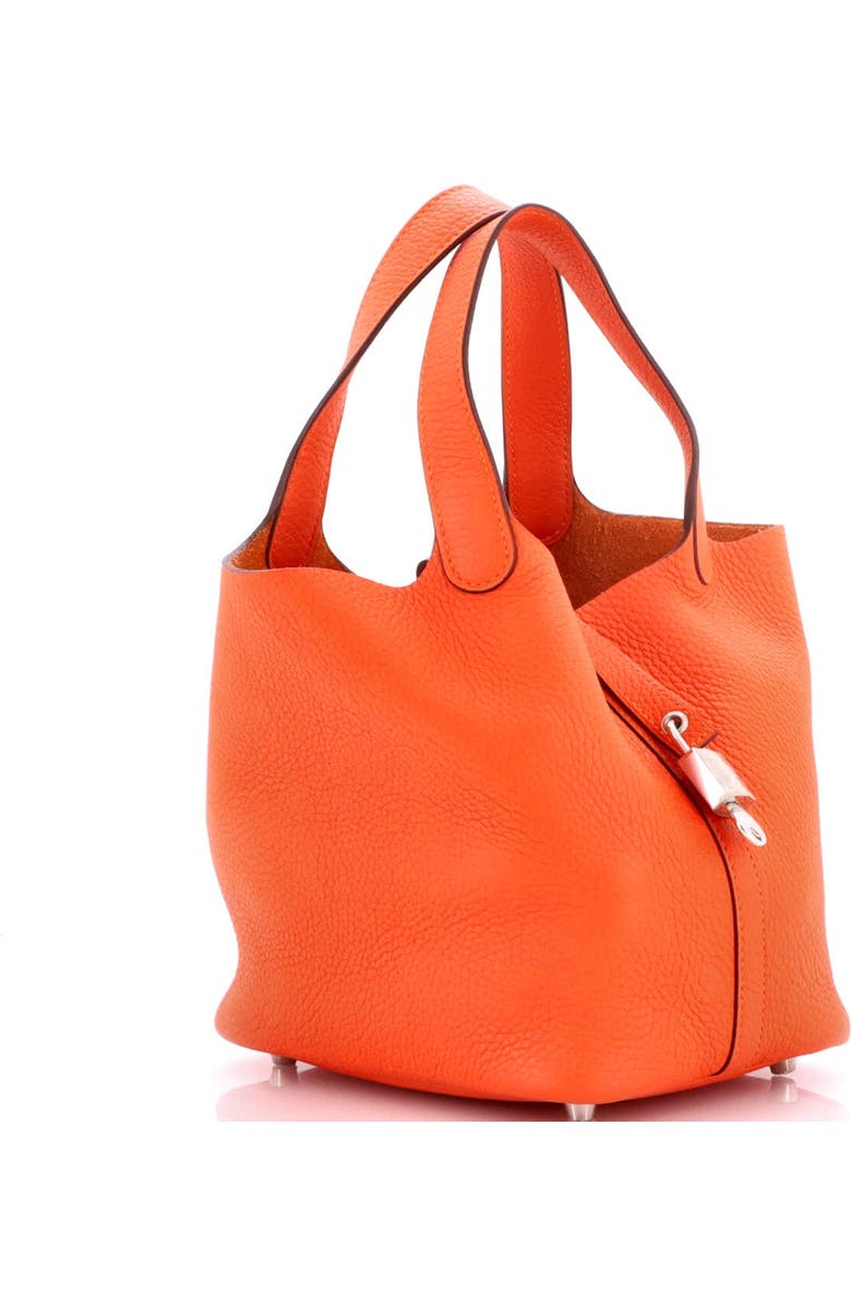 Pre-Owned Hermes Picotin Lock Bag Clemence PM, Alternate, color, Feu