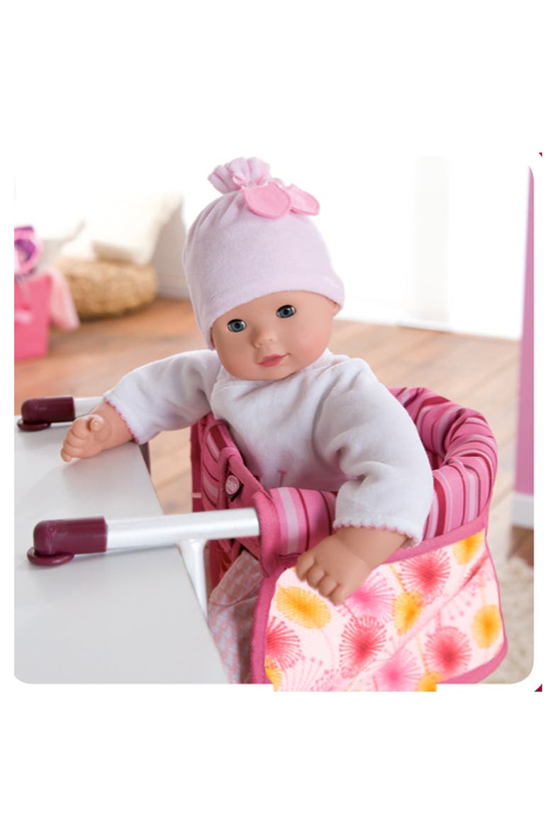 Hook on Table Seat for Baby Dolls up to 19" Tall, Alternate, color, Pink