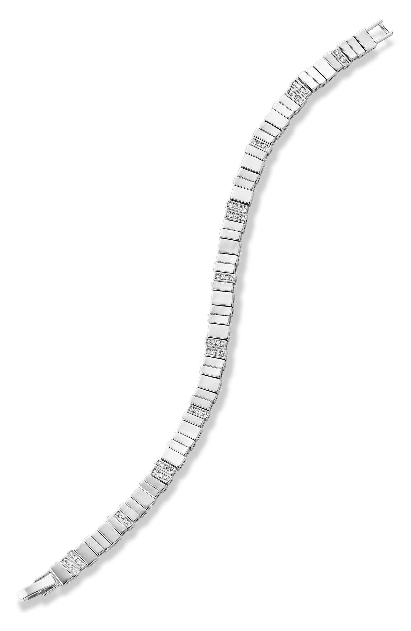 Cubic Zirconia Link Bracelet