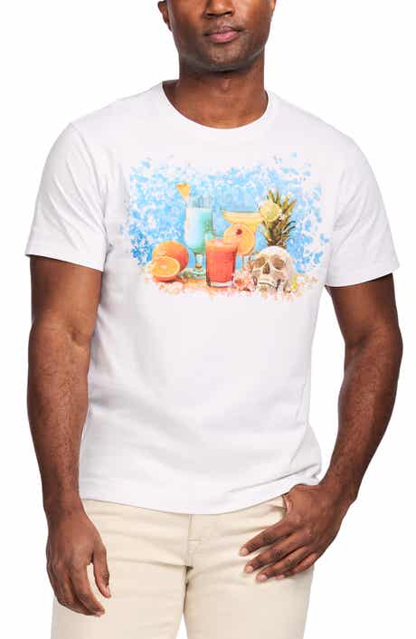 Robert Graham Summer Sips Knit Graphic T-Shirt