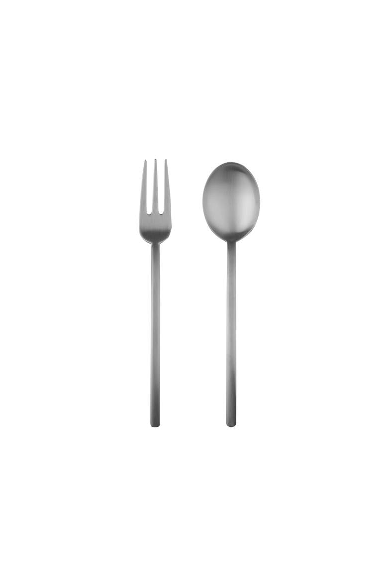 Due Ice Serving Set - 2 Pieces, Main, color, Ice Silver