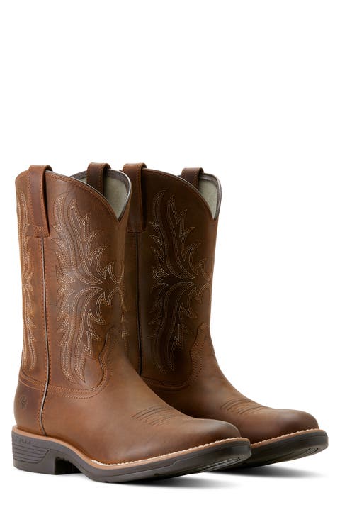 Ridgeback Round Toe Cowboy Boot (Men)