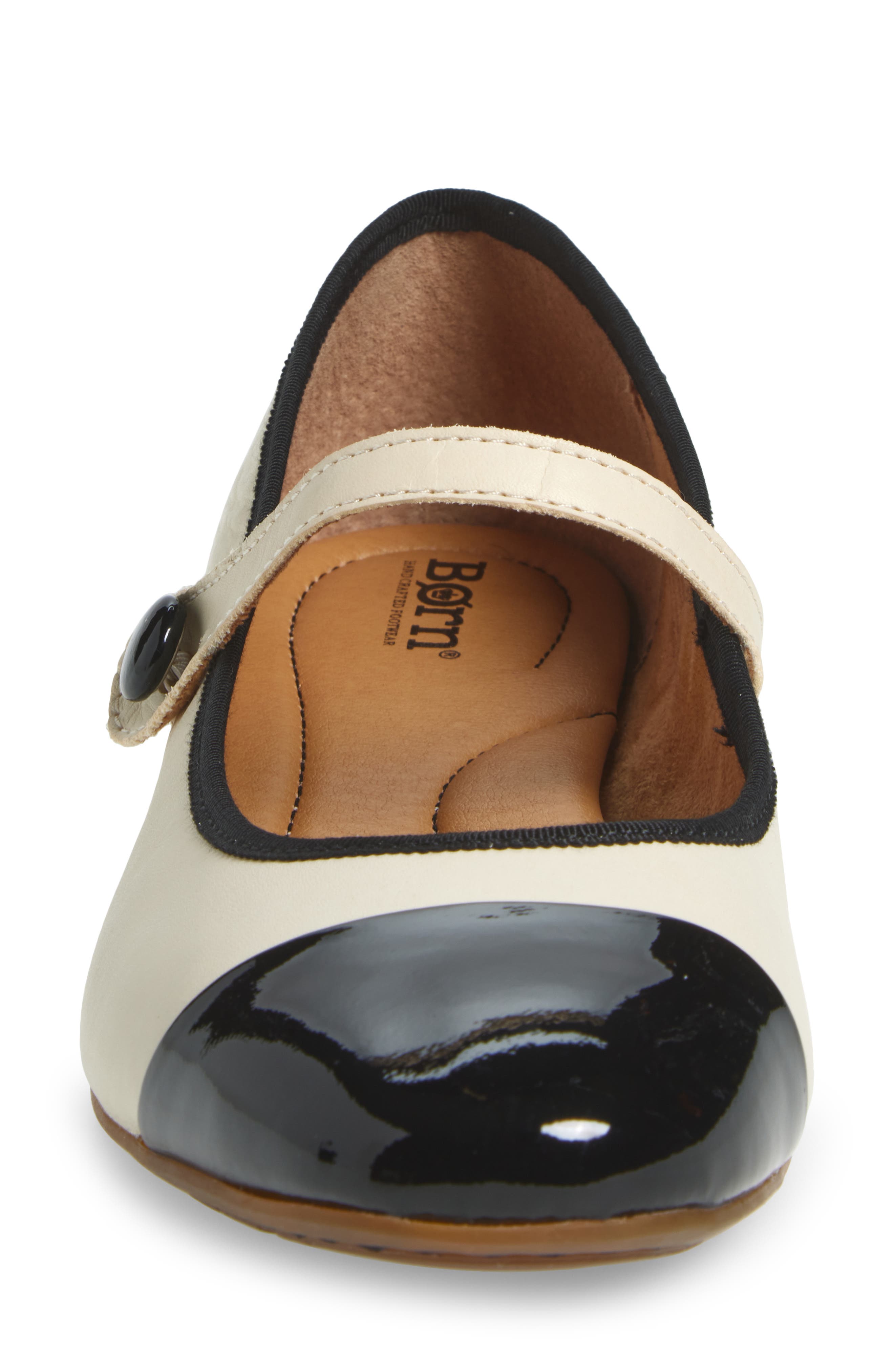 Panda Cap Toe Mary Jane, Alternate, color, CREAM