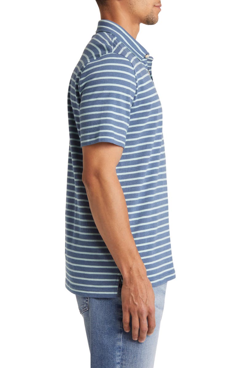 Faherty Retreat Stripe Polo, Alternate, color, 