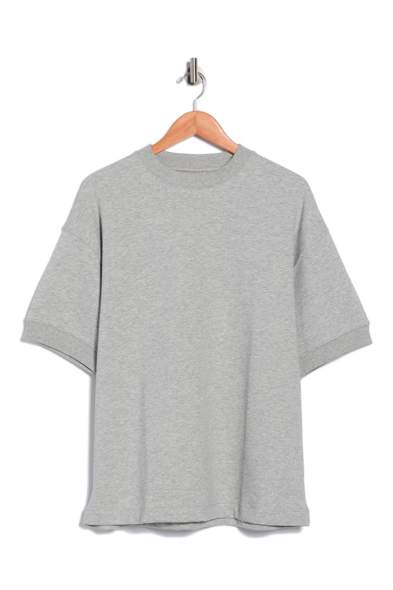 Heavy Weight Short Sleeve Crew Tee, Alternate, color, GRAY HEATHER