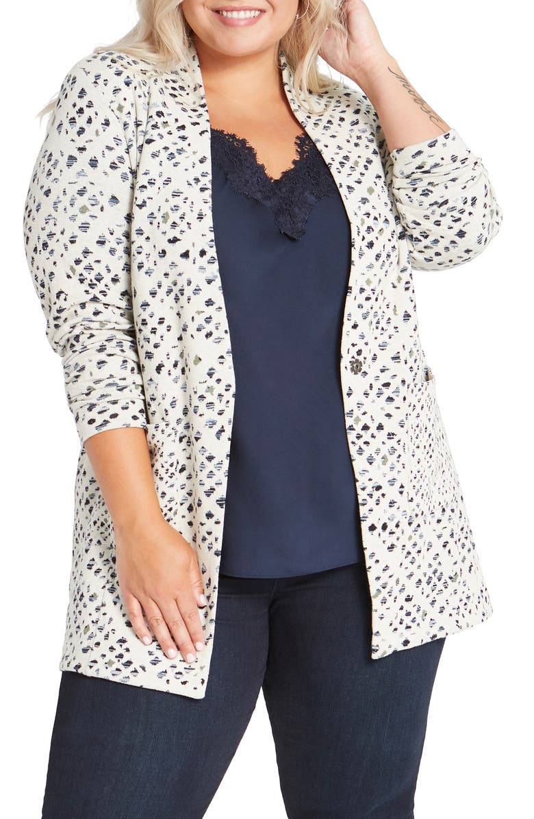 NIC+ZOE Abstract Check Blazer, Main, color,