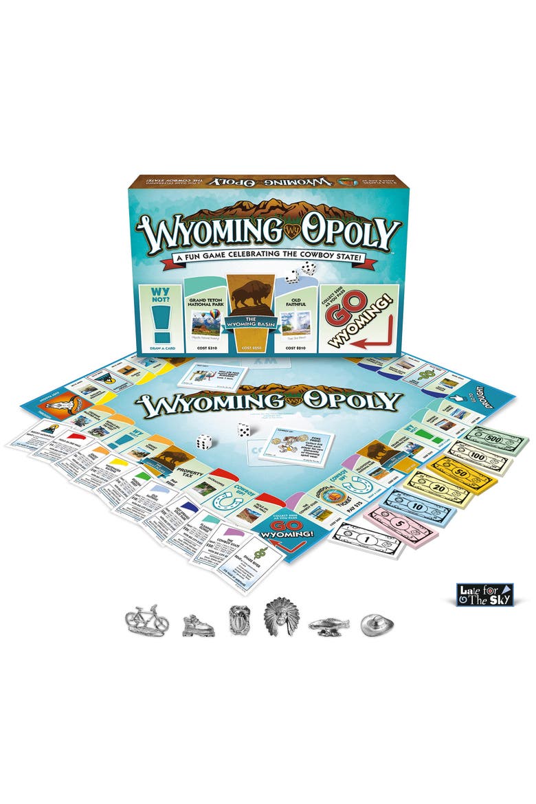 Wyomingopoly Monopoly Board Game, Alternate, color, Multicolored