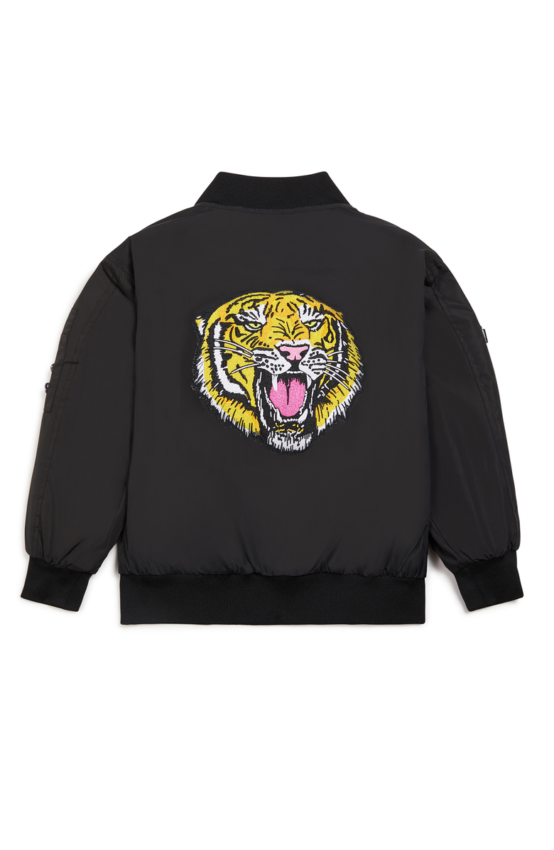 Little Chicken Kids' Patched Nylon Bomber Jacket, Alternate, color, 