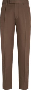 ZEGNA Cotton & Wool Trousers