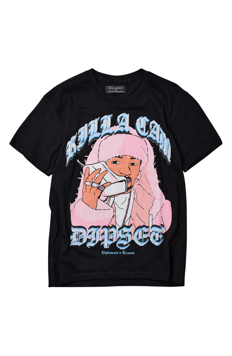 Reason Dipset Killa Cam Graphic Print T-Shirt, Alternate, color,