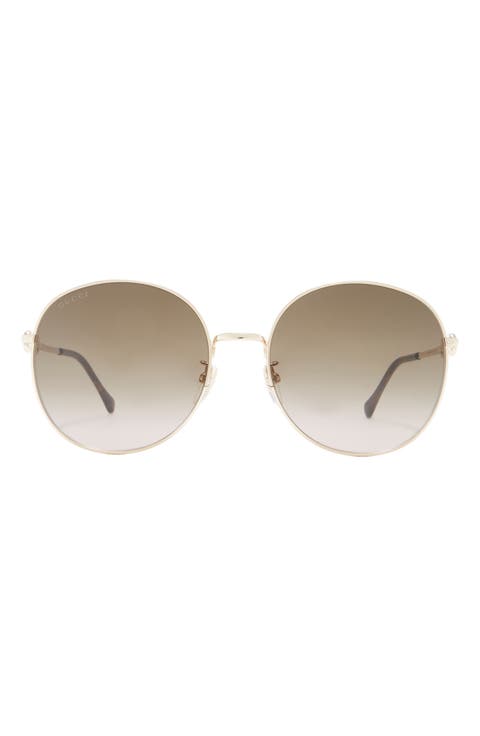 59mm Round Sunglasses