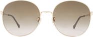 Gucci 59mm Round Sunglasses