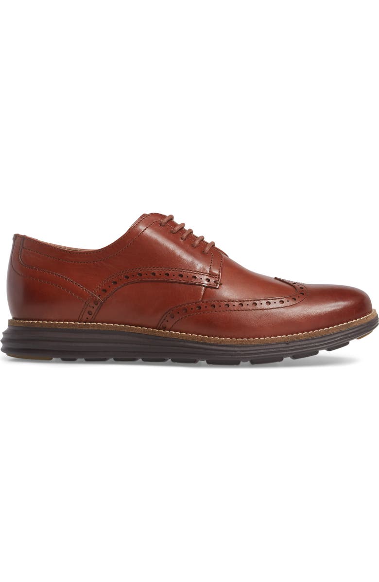 Cole Haan OriginalGrand Wingtip Derby, Alternate, color, Woodbury/ Java Leather