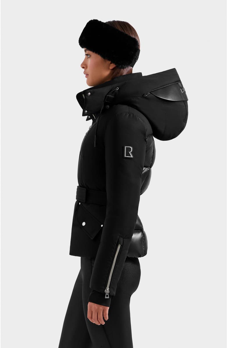 Rudsak Adeline Heritage Quilted Down Puffer, Alternate, color, Black