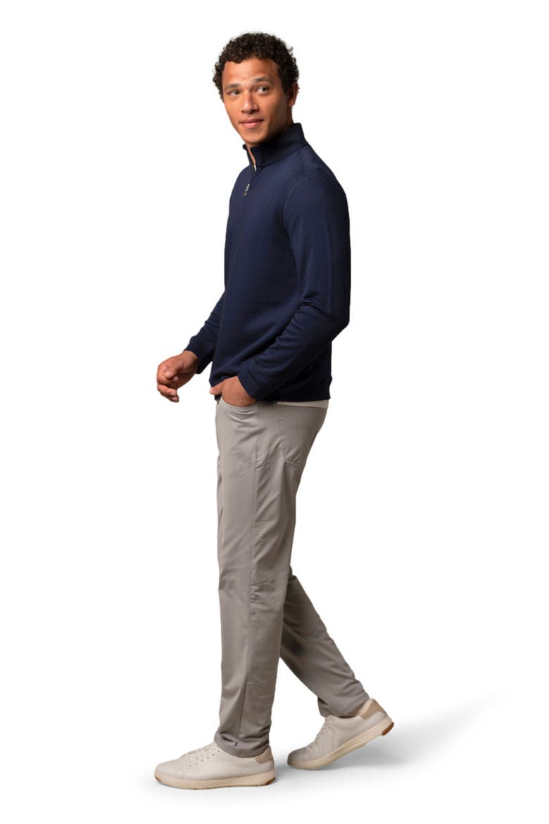Terry Twillback 1/4 Zip, Alternate, color, Driver Navy
