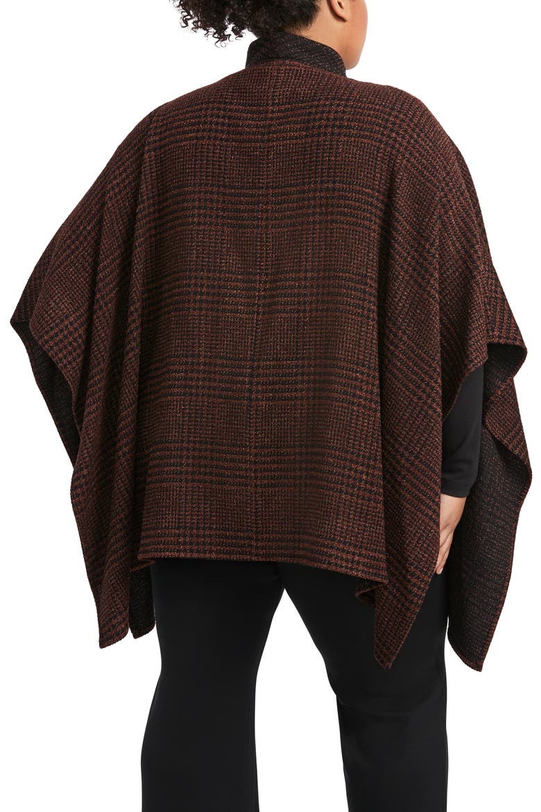 Nancy Poncho, Alternate, color, RUST