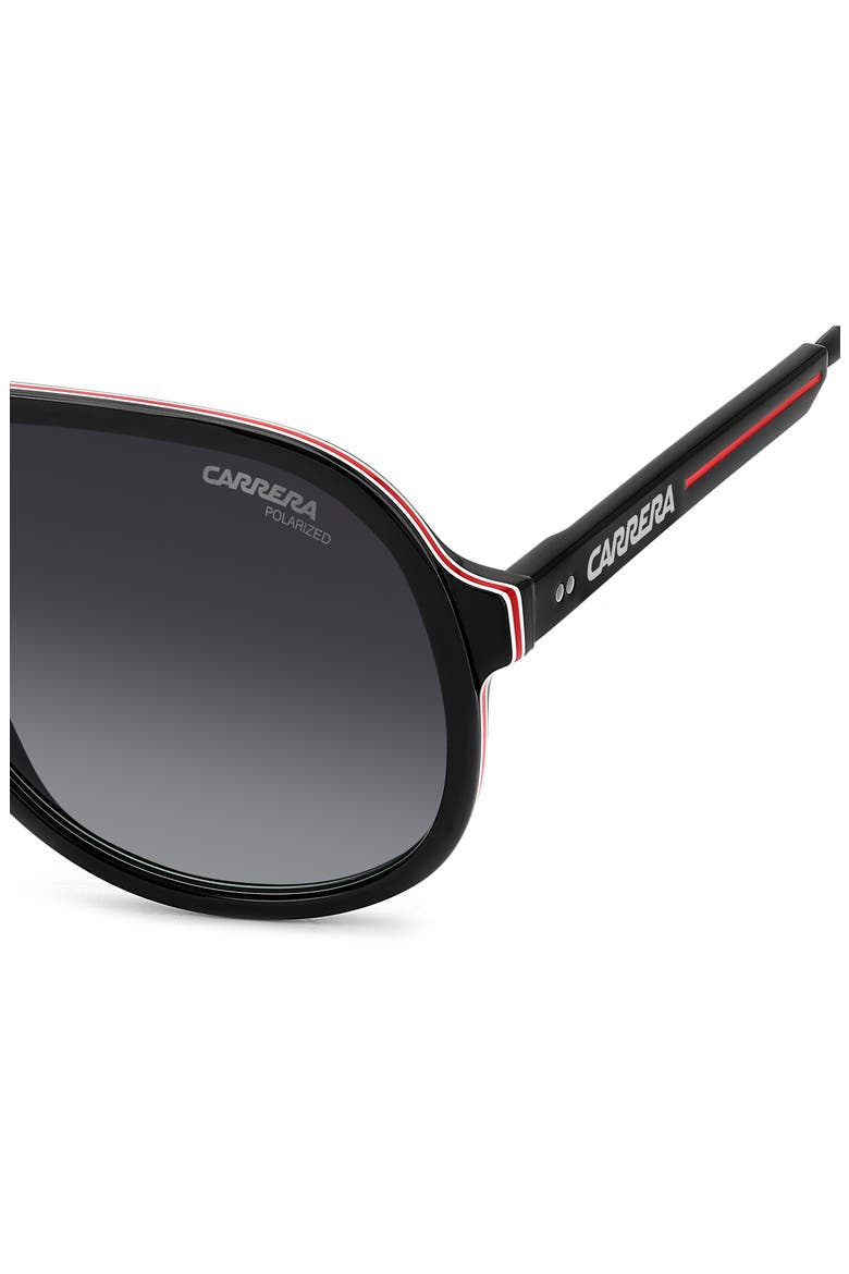 C Sport 59mm Gradient Shield Sunglasses, Alternate, color, BLACK/ GREY SF POLAR