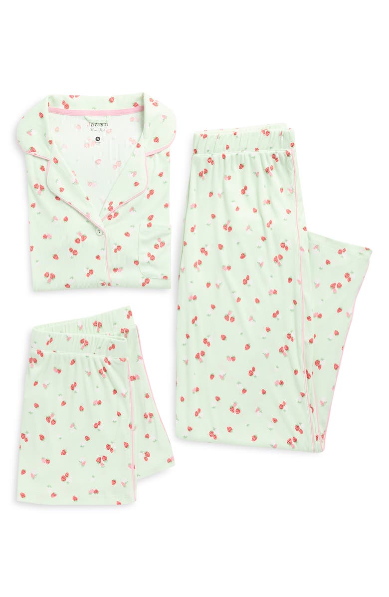 JACLYN Short Sleeve Top, Shorts & Pants Pajamas, Main, color, 