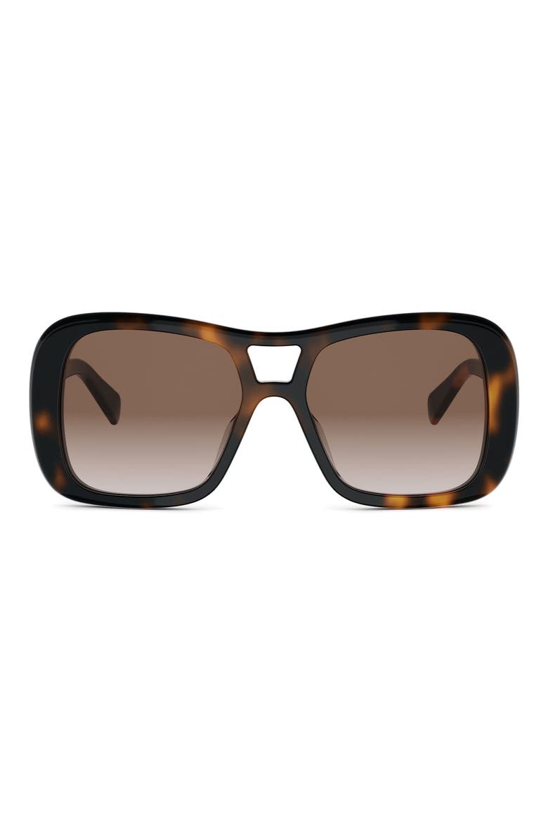 Triomphe 55mm Gradient Pilot Sunglasses (Women) | Nordstrom