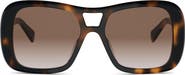 CELINE Triomphe 55mm Gradient Pilot Sunglasses
