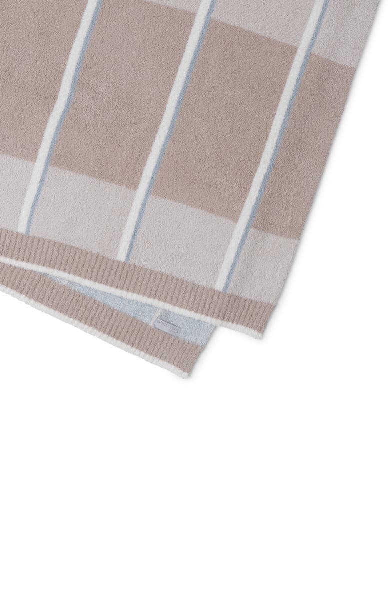 Barefoot Dreams<sup>®</sup> CozyChic<sup>®</sup> Accent Stripe Throw Blanket, Alternate, color, Stone Multi