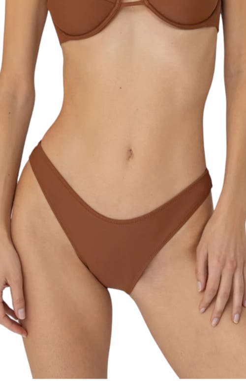Bright Swimwear Lola Bottom In Brown
