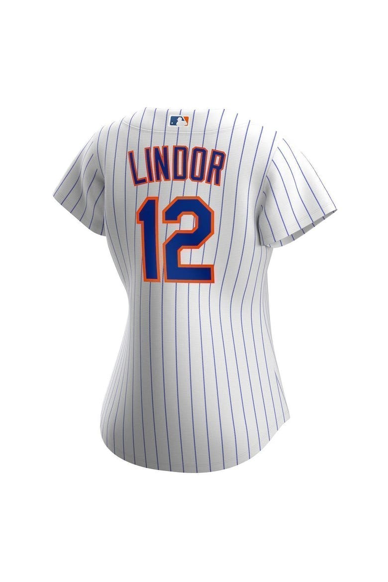 Women's Nike Francisco Lindor White New York Mets Home Replica Player Jersey, Alternate, color, WHITE