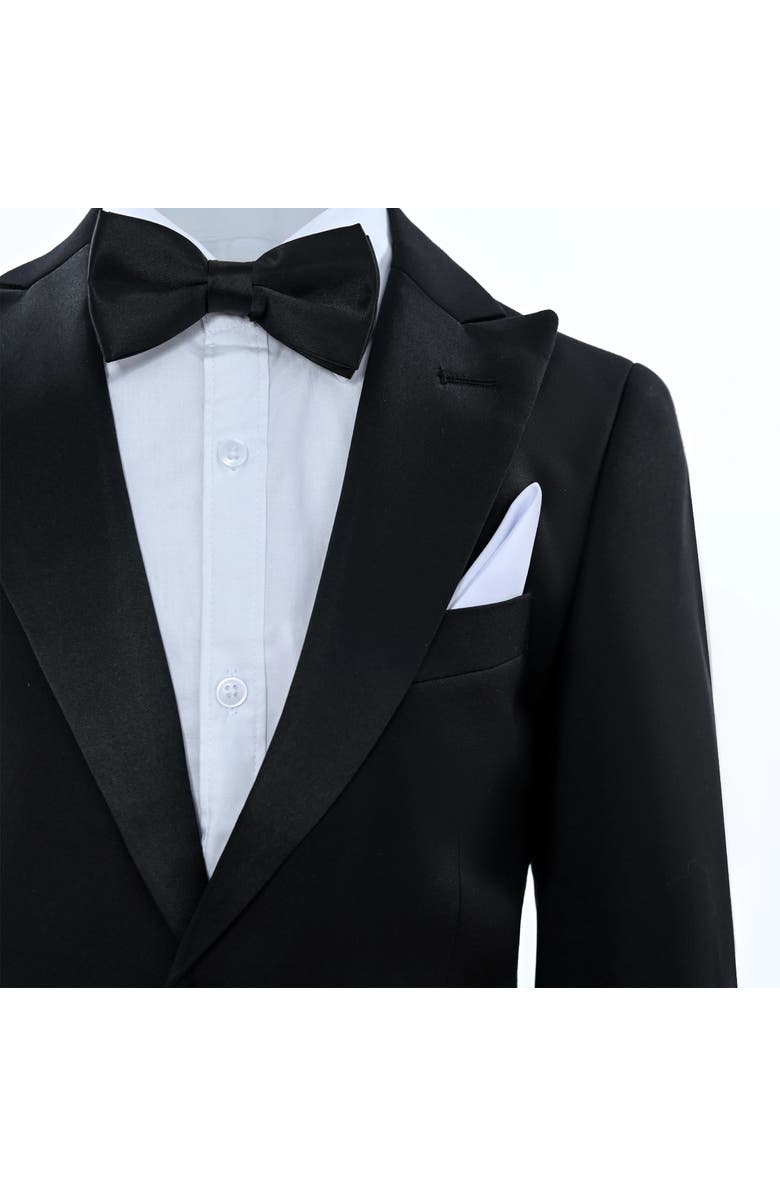 MOUSTACHE Peak Lapel Suit, Alternate, color, Black