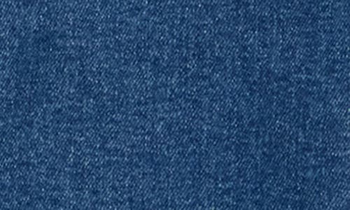 Habitual Short Sleeve Zip Front Denim Minidress In Blue