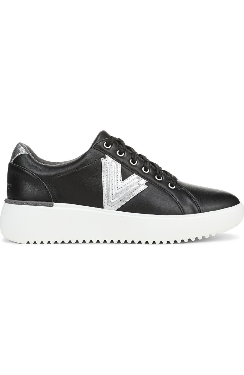 Vionic Kearny 2.0 Platform Sneaker - Multiple Widths Available, Alternate, color, Black/ Silver