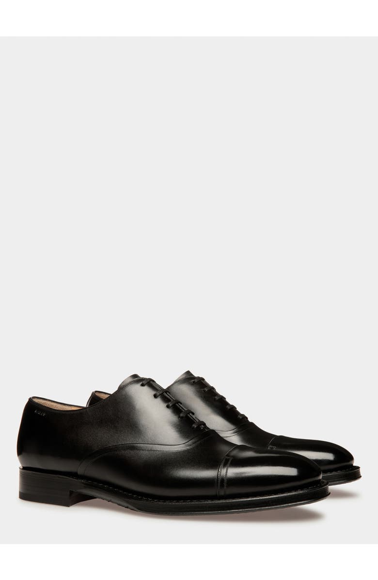Bally Scribe Un Oxford in Calf Leather, Alternate, color, Black