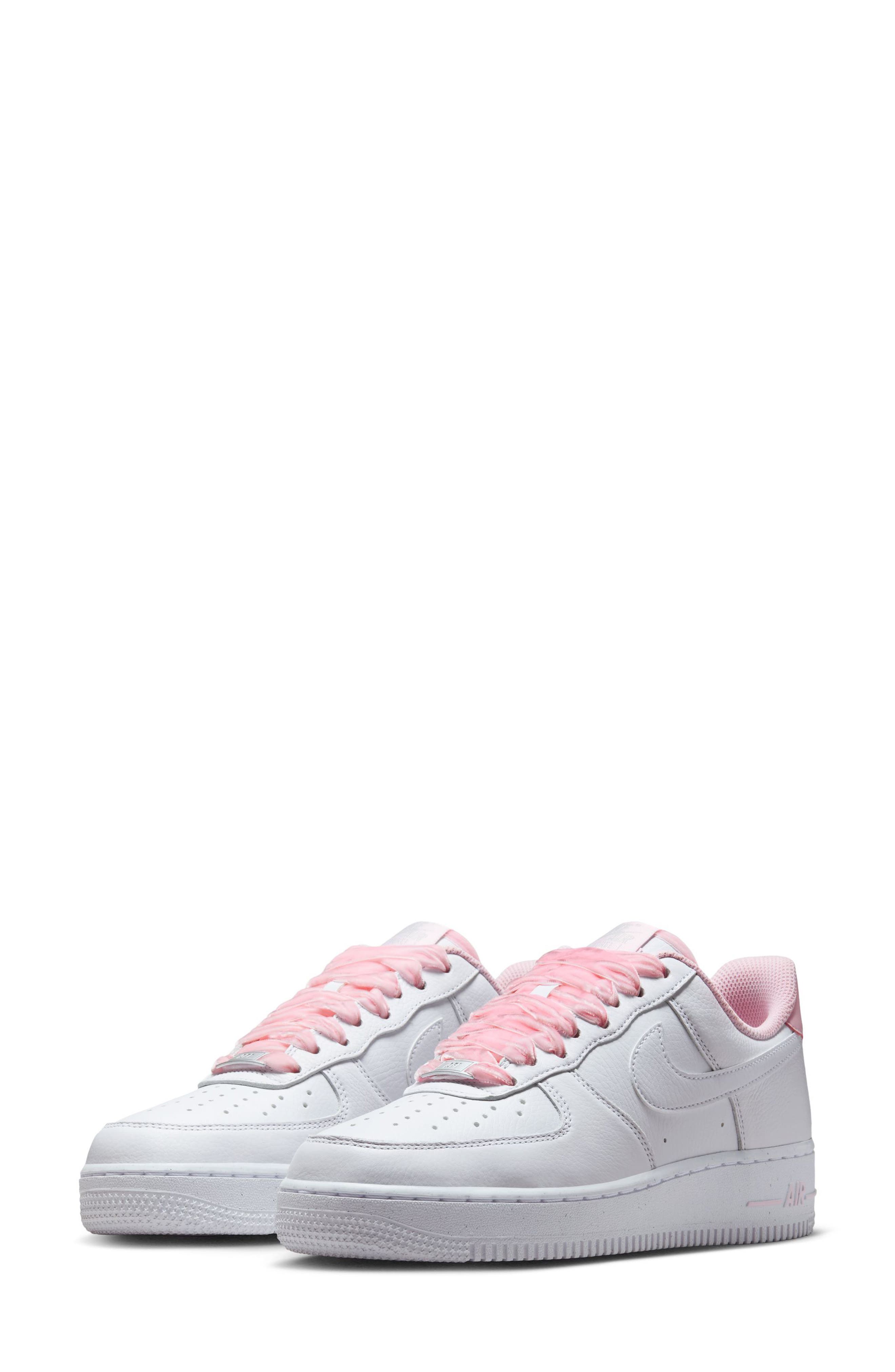 Nike Air Force 1 '07 Sneaker, Main, color, Pink/ White/ Grey/ Silver