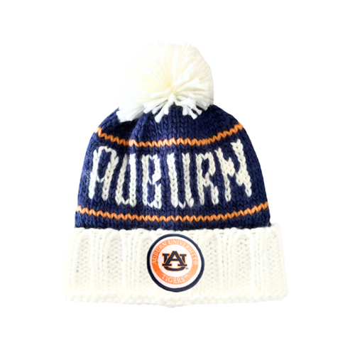 Bits & Bows Kids'  Auburn Bobble Hat In Brown