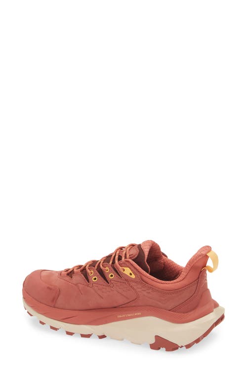 Hoka Kaha 2 Gtx Gore-tex® Waterproof Trail Running Shoe In Hot Sauce/shifting Sand