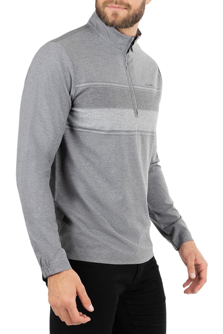 Low Roller Pullover, Alternate, color, HEATHER BLACK