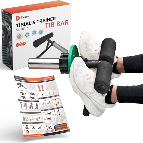 Tib Bar for Tibialis Raises Lower Leg Strength & Ankle Training Equipment