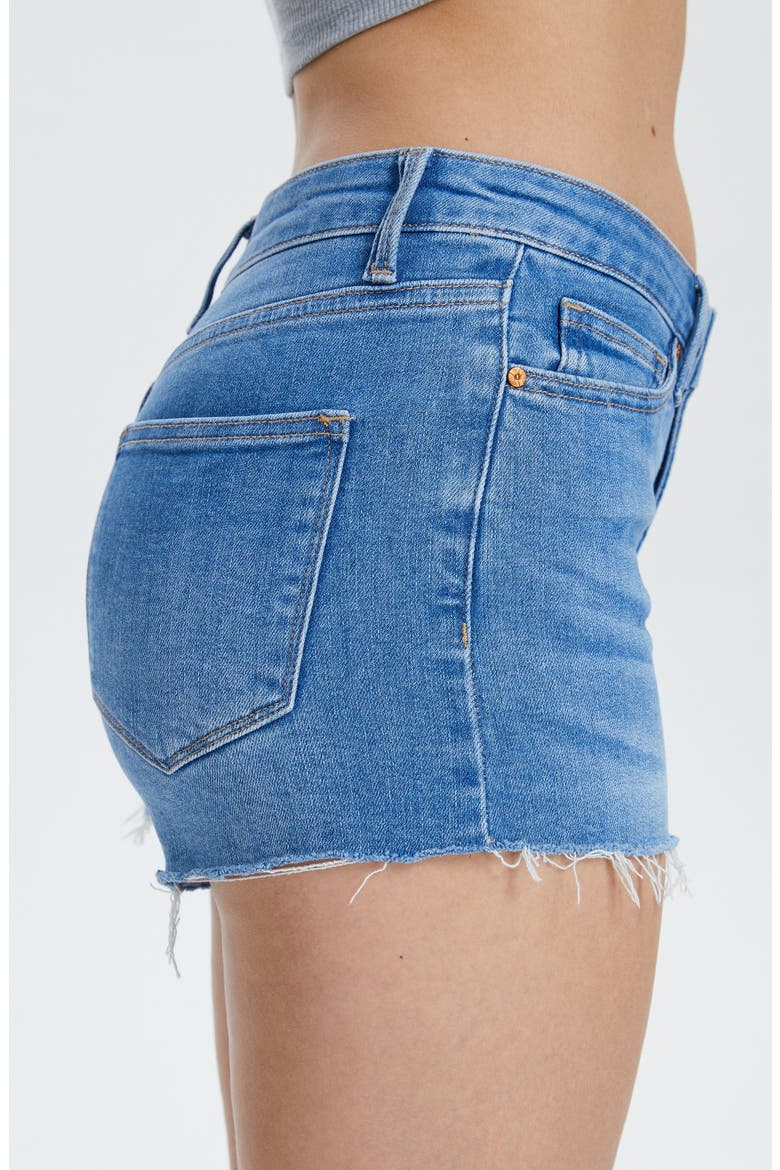 High Waist Cutoff Jeans, Alternate, color, ANITA BLUE