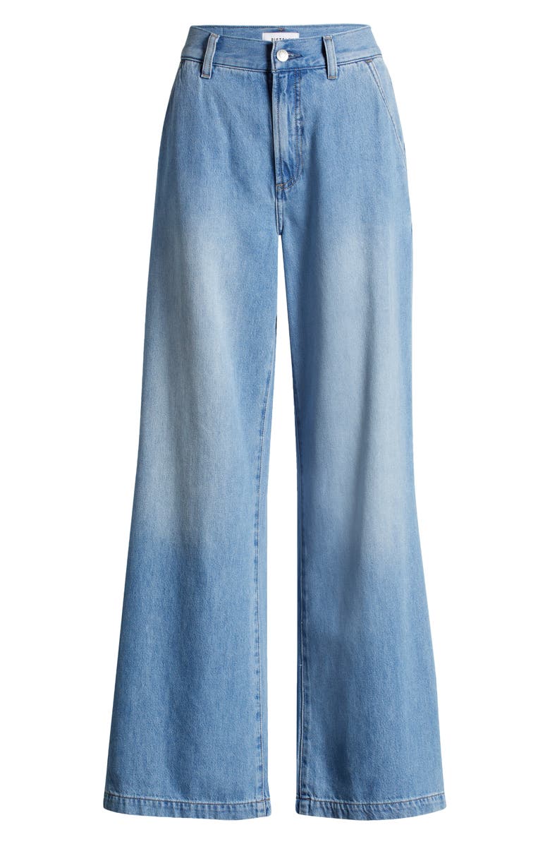 Pistola Dalia High Waist Wide Leg Jeans, Alternate, color, Palo Alto