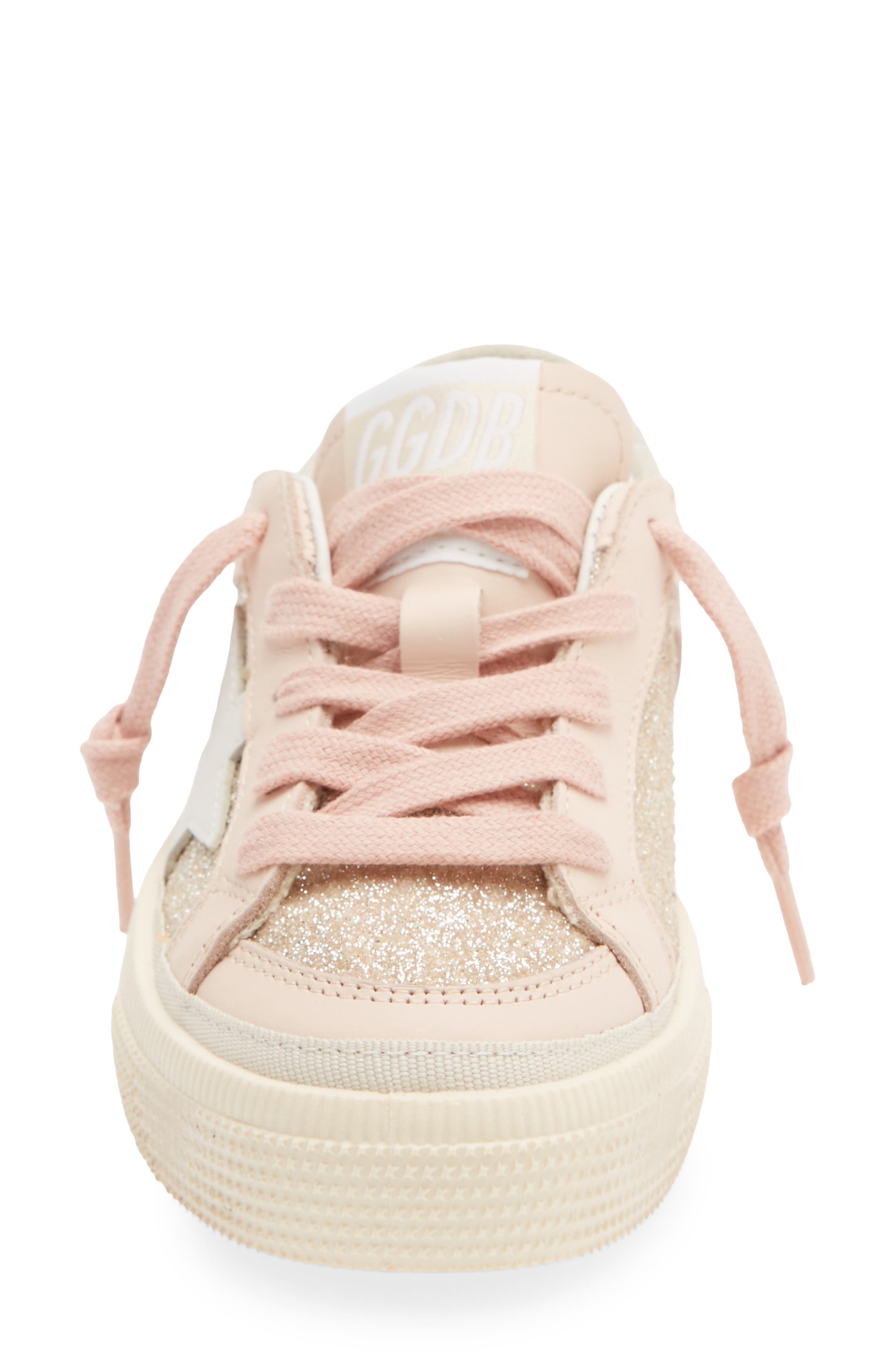 Kids' May Sneaker, Alternate, color, PALE PINK/ MILK/ GREY