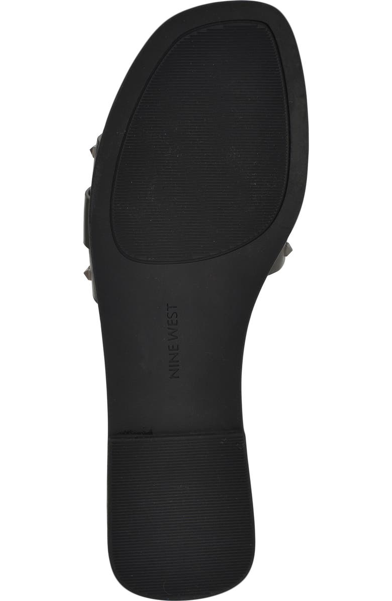 Nine West Griyen Studded Slide Sandal, Alternate, color, Black 002