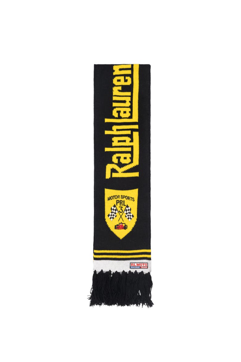 Holiday Stadium Scarf, Alternate, color, Black Multi